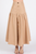 Falda midi beige