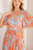 Vestido azul claro floral