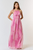 Vestido gasa rosa