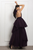 Vestido largo tul morado
