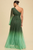 Vestido degradado verde