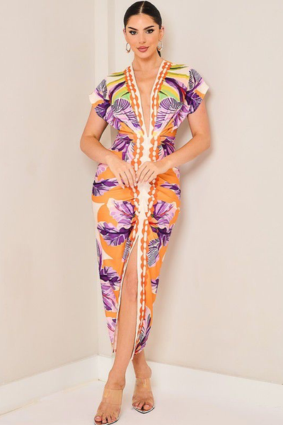 Vestido licra estampado