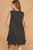 Vestido negro flores