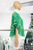 Blusa verde floral