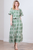 Conjunto verde floral