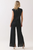 Conjunto plisado con flecos