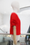 Blusa roja flor