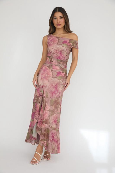 Vestido print rosas