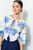 Blusa flores azul