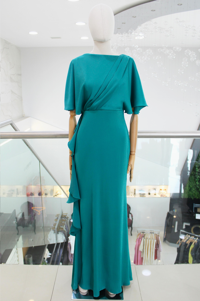 Vestido largo verde