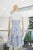Vestido corto floral baby blue