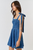 Vestido denim corto