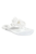 Sandalias blancas con flor