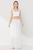Pantalón blanco plisado