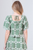Conjunto verde floral