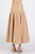 Falda midi beige