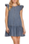 Vestido denim corto