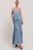 Vestido plisado azul