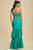 Vestido largo verde