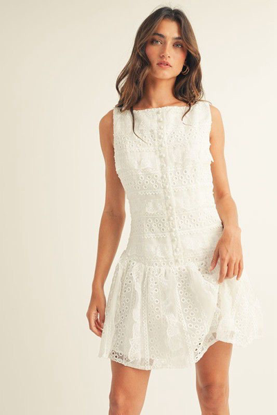 Vestido blanco laura