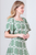 Conjunto verde floral