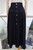 Falda midi denim oscuro