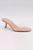 Tacones nude mule
