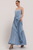 Vestido plisado azul
