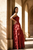 Vestido strapless cherry
