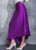 Falda púrpura plisada