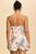Jumpsuit floral B&W