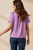 Blusa fluida lila