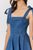 Vestido denim corto