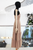 Vestido camel bordado