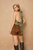 Blusa halter verde olivo