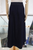 Falda midi denim oscuro
