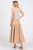 Falda midi beige