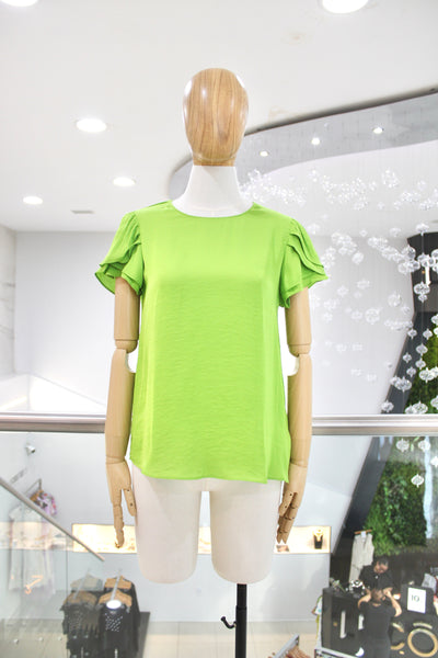 Blusa verde manga