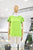 Blusa verde manga