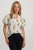 Blusa blanca floral