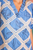 Vestido azul bordado