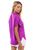 Blusa fluida púrpura