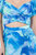 Vestido azul y menta