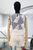 Conjunto red con bordado floral ivory