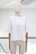 T-shirt blanca flores