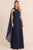 Vestido gasa marino
