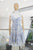 Vestido corto floral baby blue