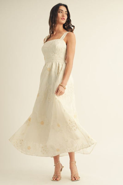 Vestido algodón floral