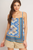 Blusa print azul