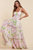 Vestido rosa floral